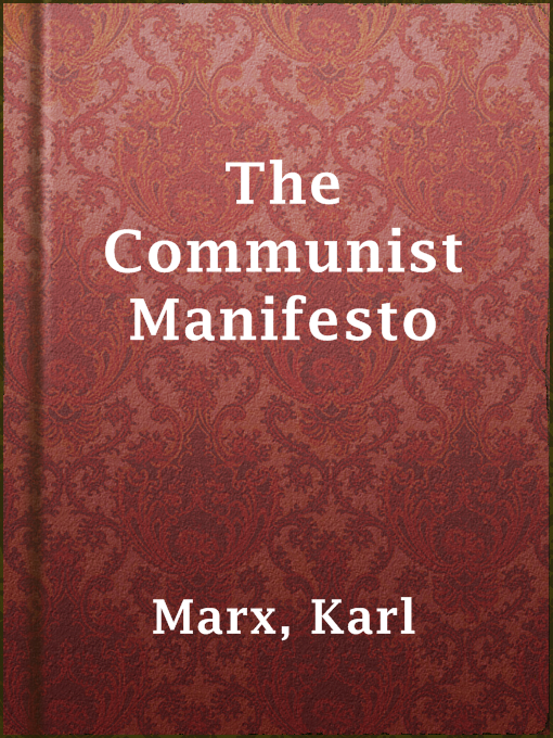 Upplýsingar um The Communist Manifesto eftir Karl Marx - Til útláns